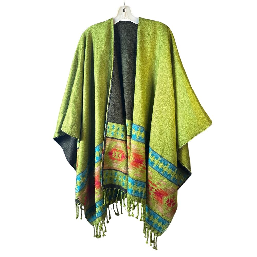 Pendleton Wool Blend Shawl Fringe One Size Southwestern